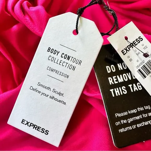 Express Women's Dressy Classy Body Contour Compression Collection  Bodysuit Sz S - Picture 14 of 15